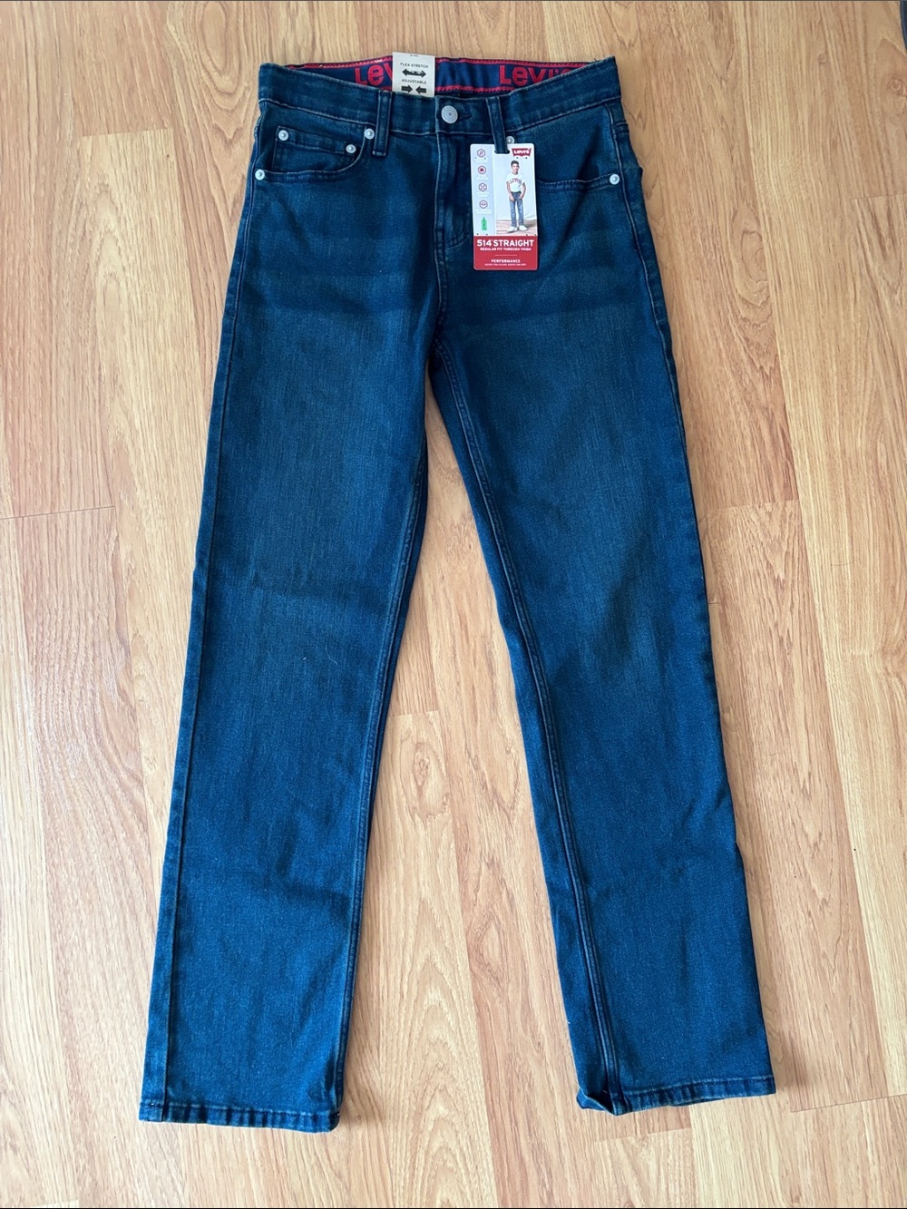 Levi's Boy’s Straight Leg Blue Jeans